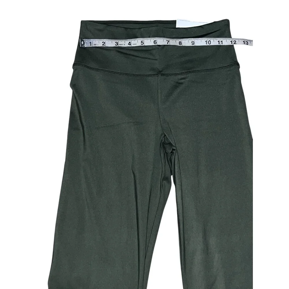 Aerie The Everything Super Leggings Size M Womens Olive Green Mid Rise - Picture 8 of 14